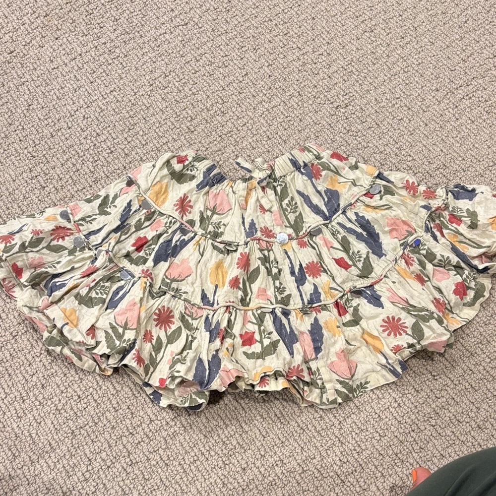 Pink Chicken Multicolor Floral Skirt